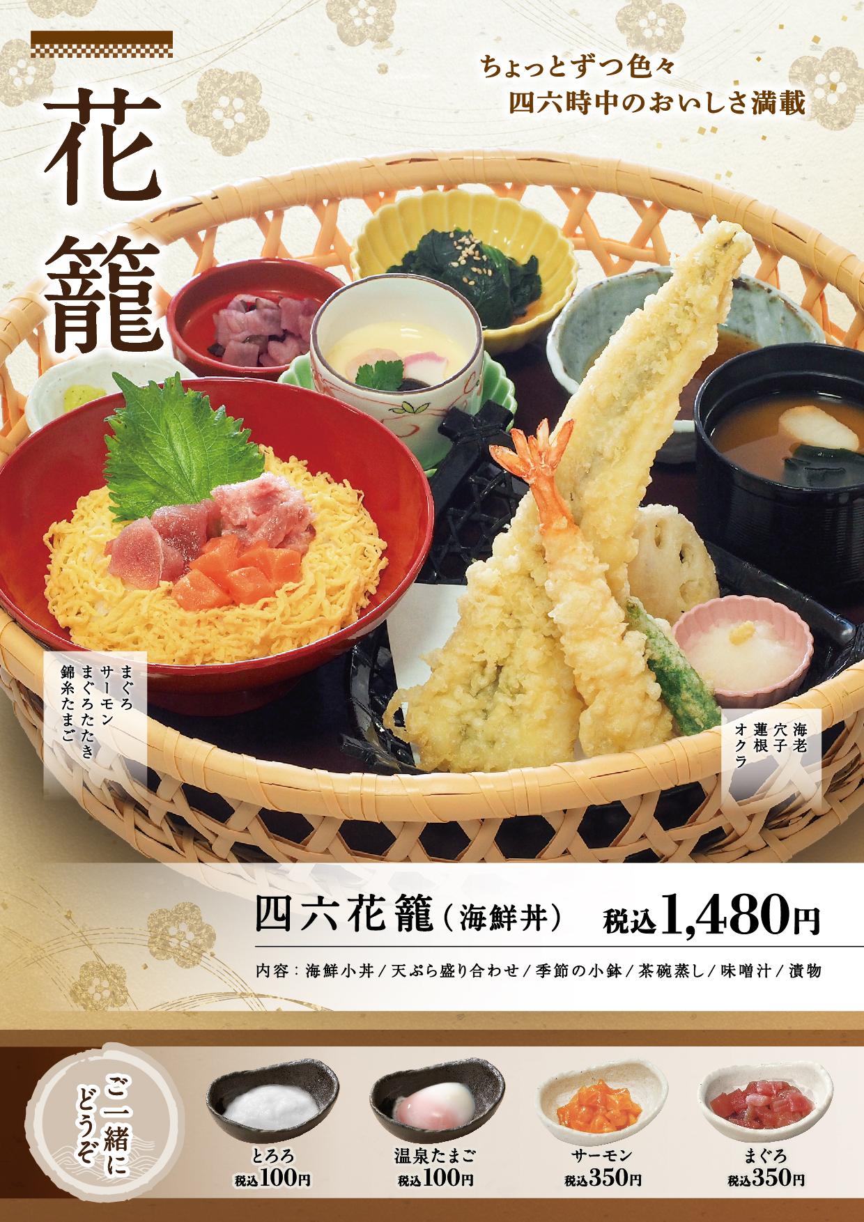 イオン新Bグランドメニュー「こだわりの和食を楽しめる」タイプ メニュー