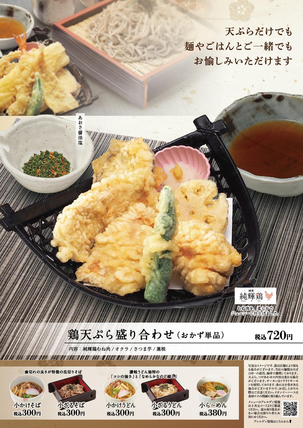 イオン新Bグランドメニュー「こだわりの和食を楽しめる」タイプ メニュー