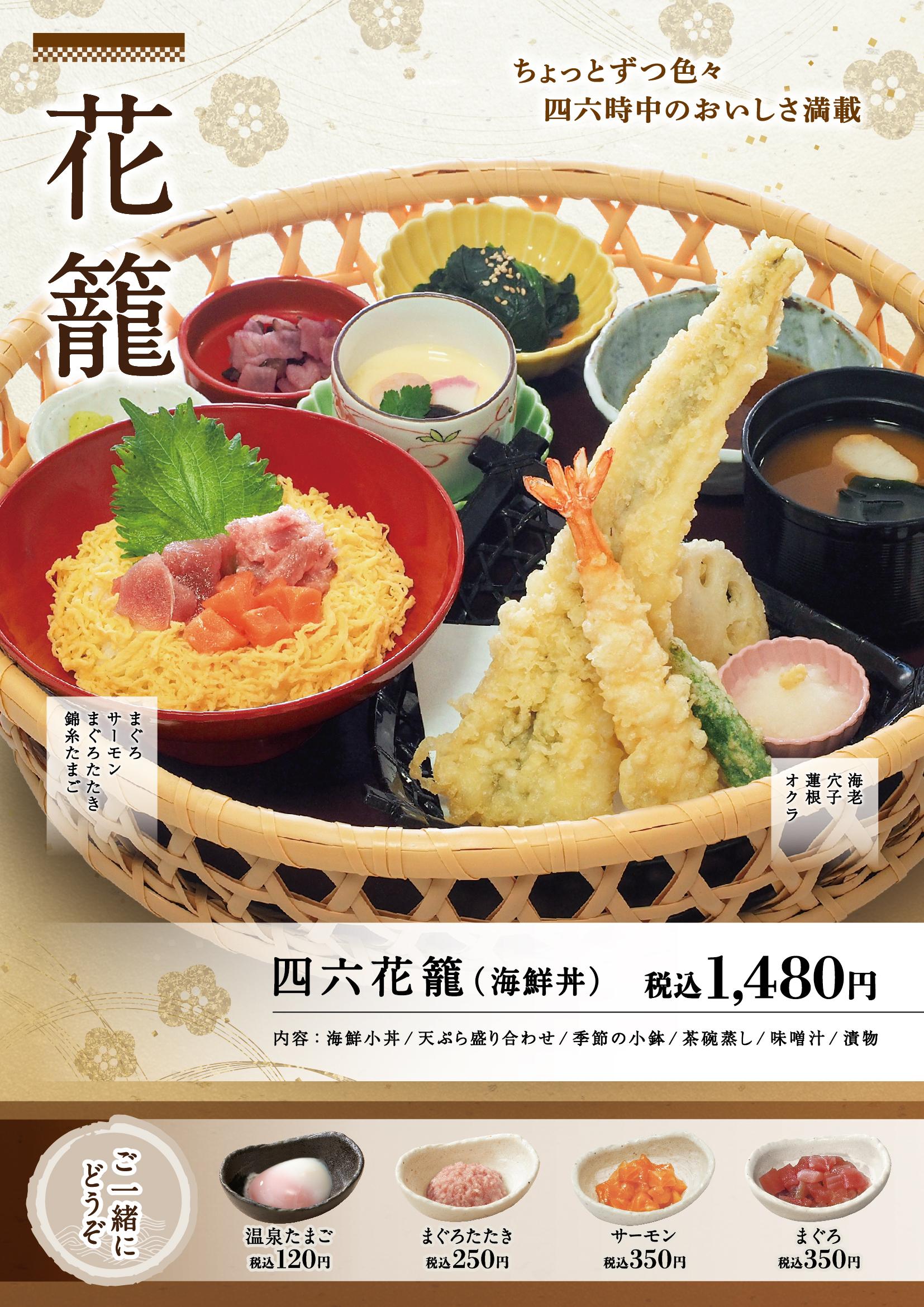 イオン新Bグランドメニュー「こだわりの和食を楽しめる」タイプ メニュー