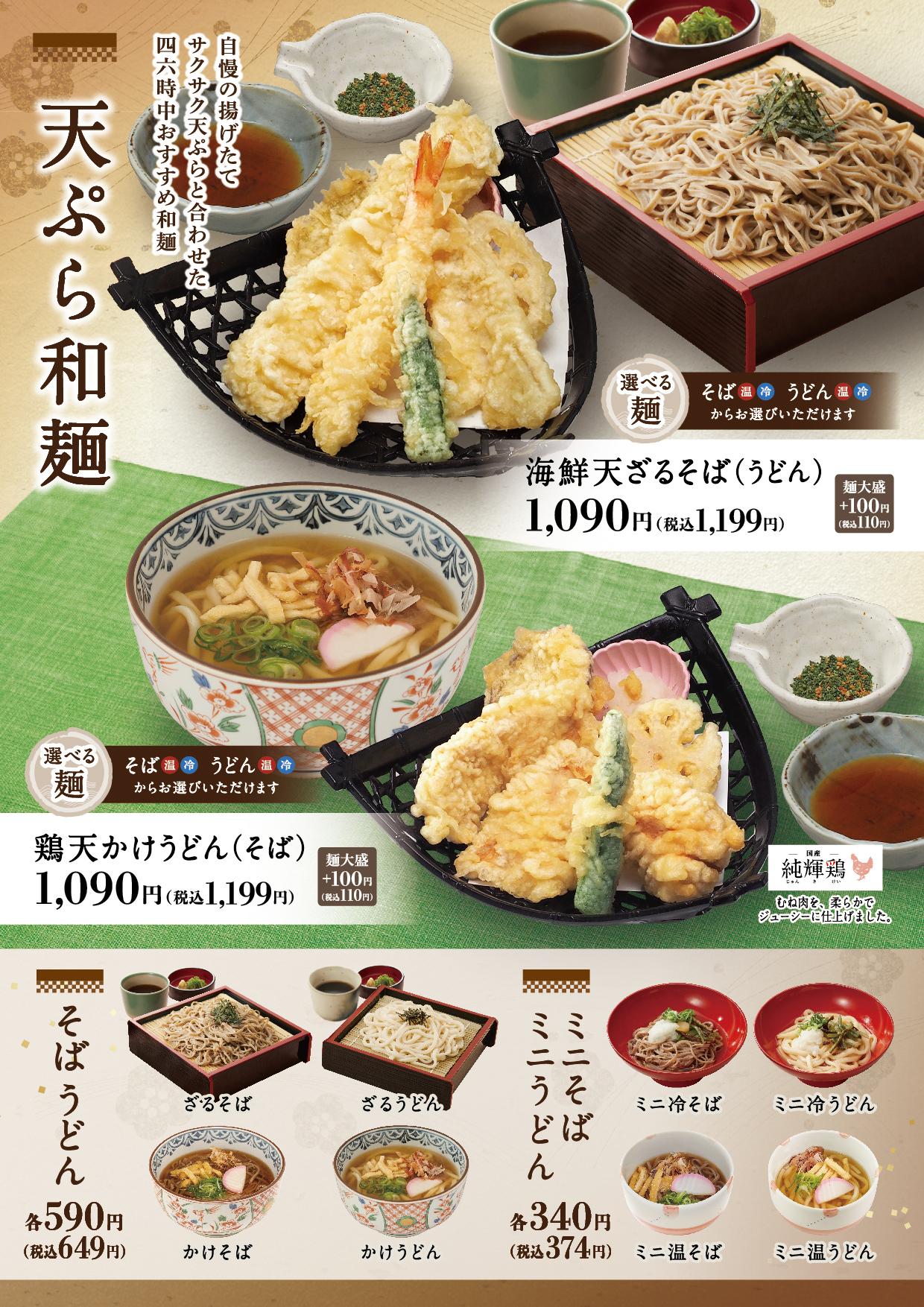 イオン新Bグランドメニュー「こだわりの和食を楽しめる」タイプ メニュー