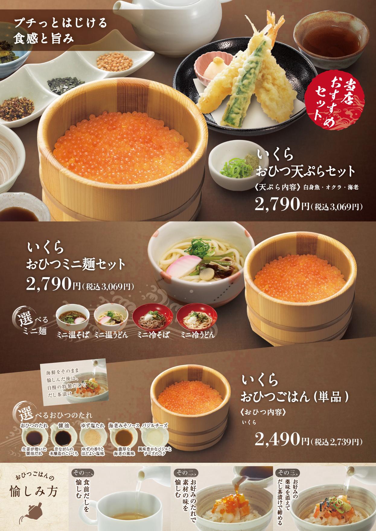 イオンAZグランドメニュー　Bタイプ用 メニュー