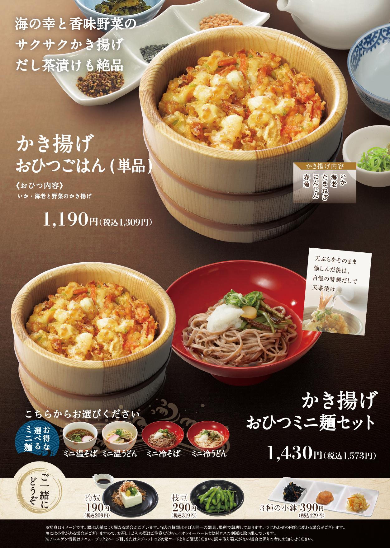 イオンAZグランドメニュー　Dタイプ用 メニュー