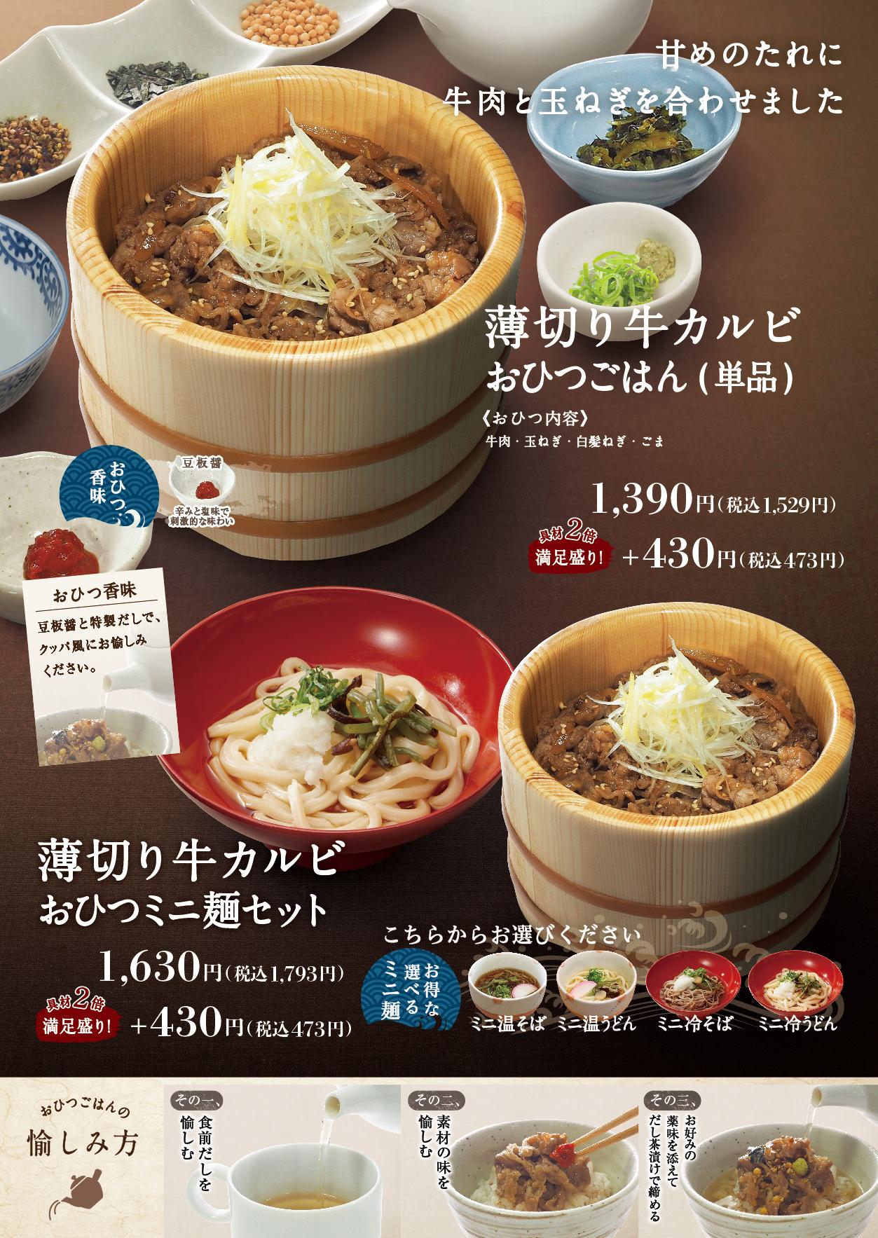 イオンAZグランドメニュー　Dタイプ用 メニュー